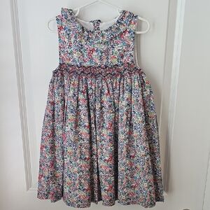 Edgehill Collection Smocked Pink and Blue Sundress
